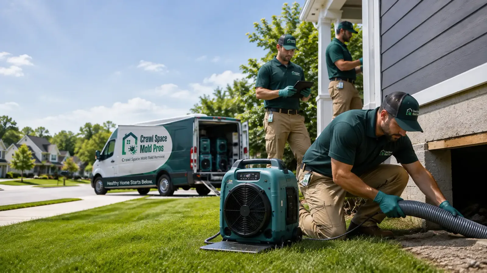 Crawl Space Mold Removal in Hammondsport, NY
